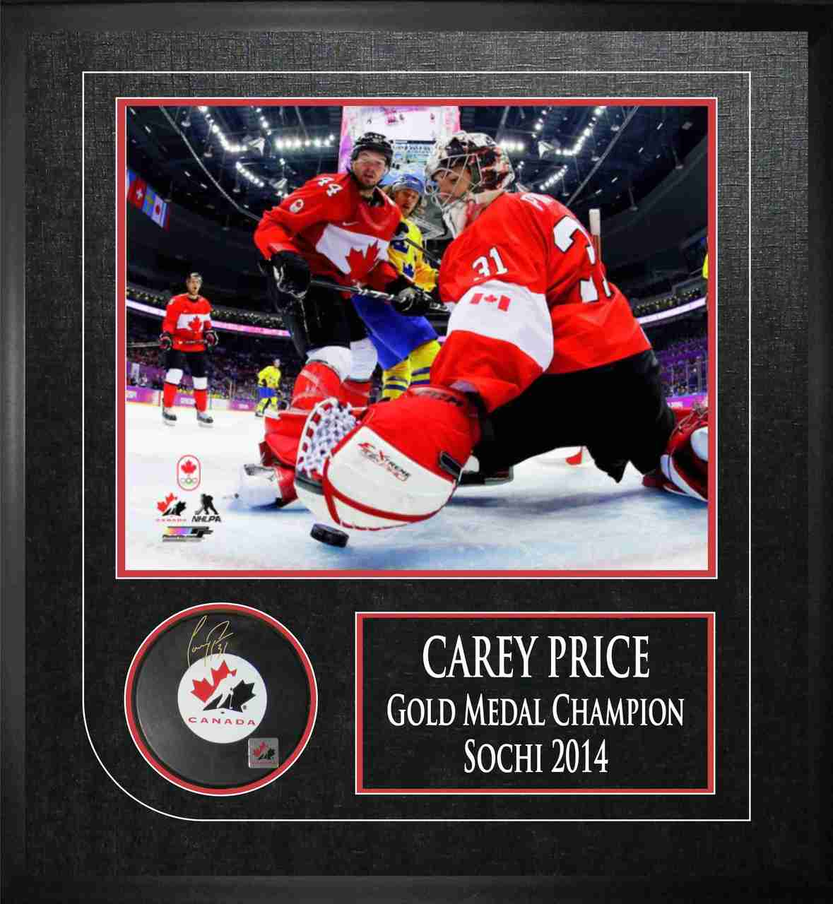 Carey price best sale signed puck