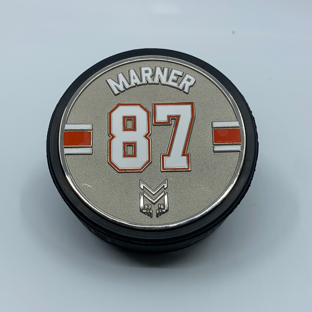 London Knights #93 Draft Puck Marner – Certified Sports Memorabilia