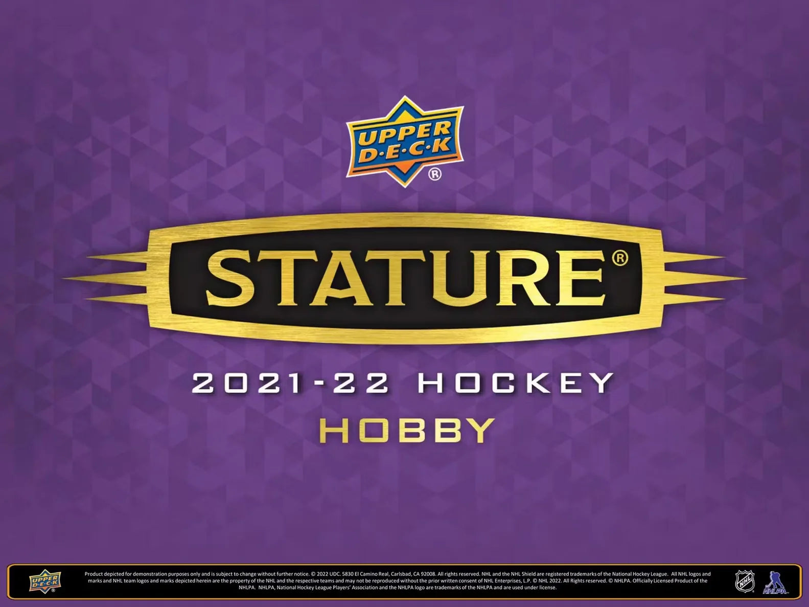 2021 2022 Upper Deck Stature Hockey