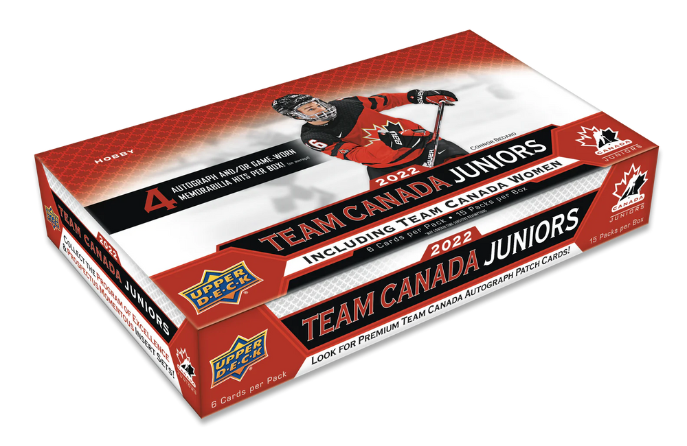 2022 Upper Deck Team Canada Juniors Hockey