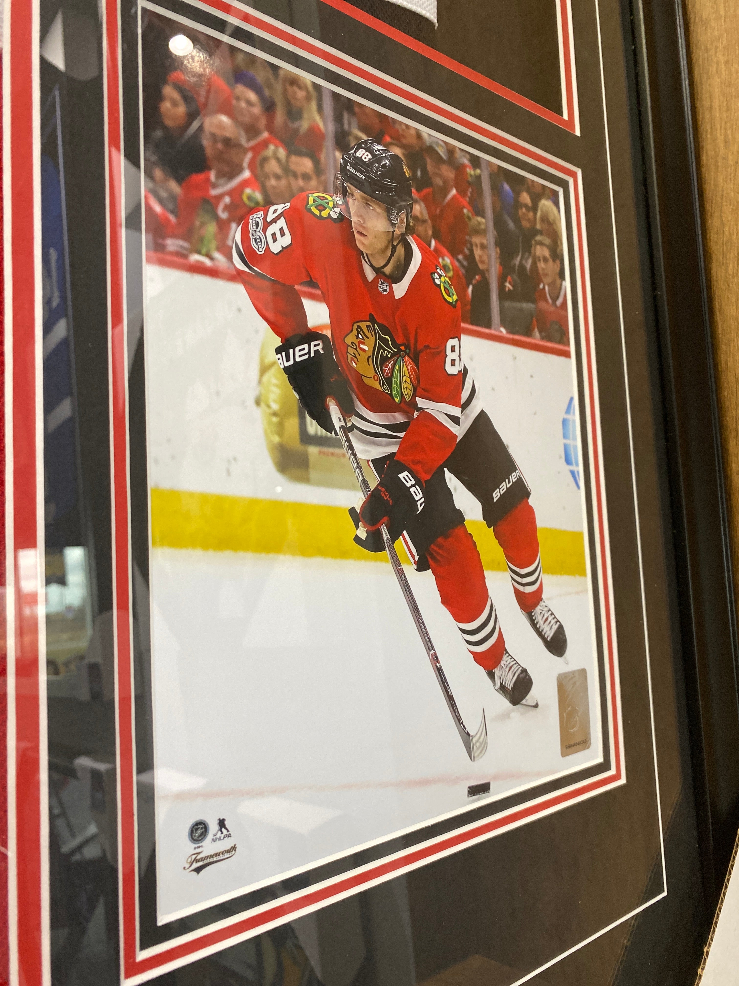 Patrick kane cheap autographed jersey